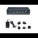 StarTech.com P4AD122-KVM-SWITCH KVM kapcsoló Keretállvány Fekete (P4AD122-KVM-SWITCH)
