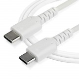 StarTech.com RUSB2CC1MW USB kábel 1 M USB 2.0 USB C Fehér (RUSB2CC1MW)