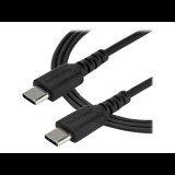 StarTech.com RUSB2CC2MB USB kábel 2 M USB 2.0 USB C Fekete (RUSB2CC2MB)