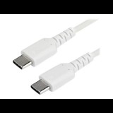 StarTech.com RUSB2CC2MW USB kábel 2 M USB 2.0 USB C Fehér (RUSB2CC2MW)