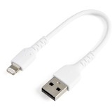 StarTech.com RUSBLTMM15CMW mobiltelefon kábel Fehér 0,15 M USB A Lightning (RUSBLTMM15CMW)