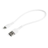 StarTech.com RUSBLTMM30CMW mobiltelefon kábel Fehér 0,3 M USB A Lightning (RUSBLTMM30CMW)