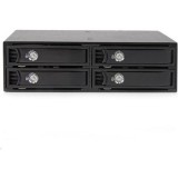 StarTech.com SATSASBP425 beépítő keret 13,3 cm (5.25") Tárolómeghajtó tálca Fekete