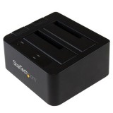 StarTech.com SDOCK2U313 dokkoló állomás tárolóegységhez USB 3.2 Gen 2 (3.1 Gen 2) Type micro-B Fekete