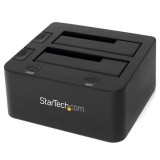 StarTech.com SDOCK2U33 dokkoló állomás tárolóegységhez USB 3.2 Gen 1 (3.1 Gen 1) Type-B Fekete