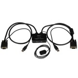 StarTech.com SV211USB KVM kapcsoló Fekete
