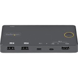StarTech.com SV221HUC4K KVM kapcsoló Fekete