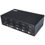 StarTech.com SV431DPDDUA2 KVM kapcsoló Keretállvány Fekete