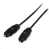 StarTech.com Toslink digitális optikai SPDIF audió kábel fekete (THINTOS15) (THINTOS15)