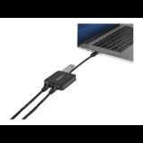StarTech.com USB 3.0 to Dual Port Gigabit Ethernet Adapter w/ USB Port - 10/100/100 - USB Gigabit LAN Network NIC Adapter (USB32000SPT) - network adapter - USB 3.0 - 2 ports (USB32000SPT)