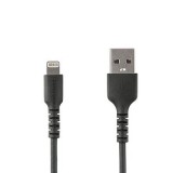 Startech.com USB-A - Lightning adat- és töltőkábel 1m fekete (RUSBLTMM1MB) (RUSBLTMM1MB) - Adatkábel