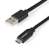 Startech.com USB-A - USB Type-C adat- és töltőkábel 2m fekete (USB2AC2M10PK) (USB2AC2M10PK)