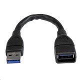 StarTech.com USB hosszabbító kábel fekete (USB3EXT6INBK) (USB3EXT6INBK)