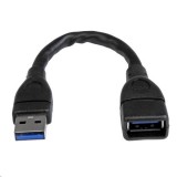 StarTech.com USB hosszabbító kábel fekete (USB3EXT6INBK) (USB3EXT6INBK) - USB hosszabbító