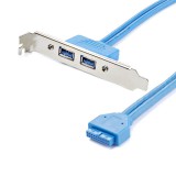 StarTech.com USB Slot Adapter - 2x USB 3.0 Type A (USB3SPLATE)