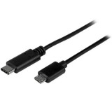 StarTech.com USB2CUB1M USB kábel USB 2.0 1 M USB C Micro-USB B Fekete