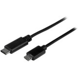StarTech.com USB2CUB2M USB kábel USB 2.0 2 M USB C Micro-USB B Fekete