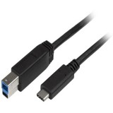 StarTech.com USB315CB2M USB kábel USB 3.2 Gen 1 (3.1 Gen 1) 2 M USB C USB B Fekete