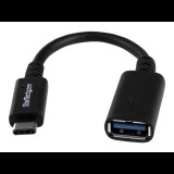StarTech.com USB31CAADP USB kábel 0,15 M USB 3.2 Gen 1 (3.1 Gen 1) USB C USB A Fekete (USB31CAADP)