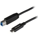 StarTech.com USB31CB1M USB kábel USB 3.2 Gen 2 (3.1 Gen 2) 1 M USB C USB B Fekete
