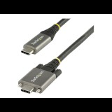 StarTech.com USB31CCSLKV1M USB kábel 1 M USB 3.2 Gen 2 (3.1 Gen 2) USB C Fekete, Szürke (USB31CCSLKV1M)