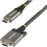 StarTech.com USB31CCSLKV50CM USB kábel USB 3.2 Gen 2 (3.1 Gen 2) 0,5 M USB C Szürke, Fekete
