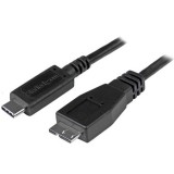 StarTech.com USB31CUB1M USB kábel USB 3.2 Gen 2 (3.1 Gen 2) 1 M USB C Micro-USB B Fekete