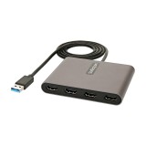 StarTech.com USB32HD4 video digitalizáló adapter 1920 x 1080 pixelek Szürke (USB32HD4)