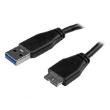 StarTech.com USB3AUB15CMS USB kábel USB 3.2 Gen 1 (3.1 Gen 1) 0,15 M USB A Micro-USB B Fekete