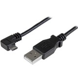StarTech.com USBAUB1MRA USB kábel USB 2.0 1 M USB A Micro-USB B Fekete