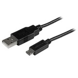 StarTech.com USBAUB2MBK USB kábel USB 2.0 2 M USB A Micro-USB B Fekete