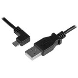 StarTech.com USBAUB50CMLA USB kábel USB 2.0 0,5 M USB A Micro-USB B Fekete