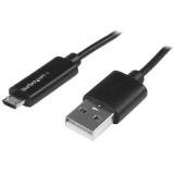 StarTech.com USBAUBL1M USB kábel USB 2.0 1 M USB A Micro-USB B Fekete