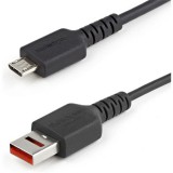 StarTech.com USBSCHAU1M USB kábel USB 2.0 1 M USB A Micro-USB B Fekete