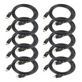 StarTech DisplayPort 1.2 apa - DisplayPort 1.2 apa Kábel 2m - Fekete (10db) (DISPL2M10PK)