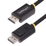 StarTech Displayport 2.1 apa - Displayport 2.1 apa Kábel 1m - Fekete (DP21-1M-DP40-CABLE)
