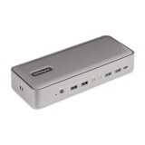 Startech Dual-Laptop USB-C KVM Docking Station Space Gray 129UE-USBC-KVM-DOCK