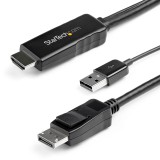 StarTech HDMI 1.4 apa - Displayport 1.2 Kábel 3m - Fekete (HD2DPMM3M)