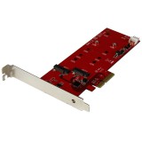 Startech PEX2M2 2x belső M.2 port bővítő PCIe kártya (PEX2M2)