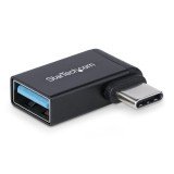 Startech USB-C to USB-A Adapter Right-Angled Black USB31CAADGCPRA
