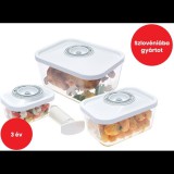 Status 4 darabos táskadoboz készlet, ÜVEG, FEHÉR (181021)