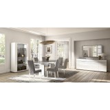 Status ST Mara Day étkező - fehér, 180x104 cm (+45 cm hosszabbítható) étkezőasztallal