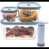 STATUS Viva 131201 4 darabos vákuumos üvegedény készlet, menta (STA 131201)