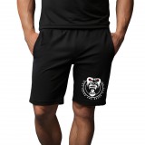 Stay focus and never give up! Fekete rövidnadrág