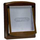 STAYWELL Barna színű kutyaajtó Original - közepes