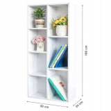 stbazar Fehér modern otthoni fiókos szekrény, szekrény és könyvespolc a nappaliba