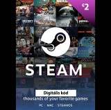 Steam 2€ elektronikus licensz