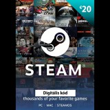 Steam 20€ elektronikus licensz