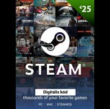 Steam 25€ elektronikus licensz