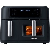 Steba HF 9500 DUO AirFryer Forrólevegős sütő 2x4L 2000 Watt - Fekete (269500)